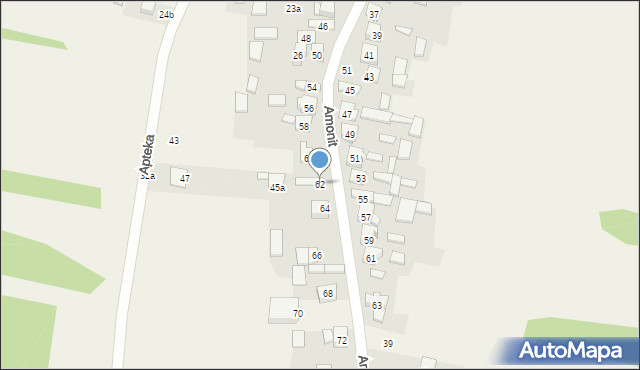 Podlesice, Amonit, 62, mapa Podlesice