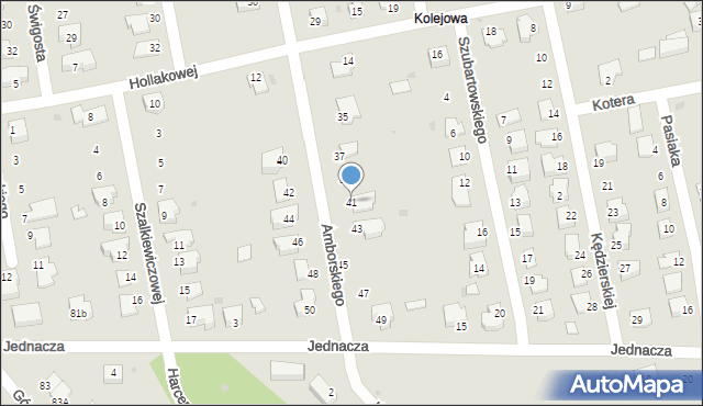 Puławy, Amborskiego Antoniego, 41, mapa Puław