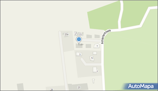 Rumin, Amarantowa, 13, mapa Rumin