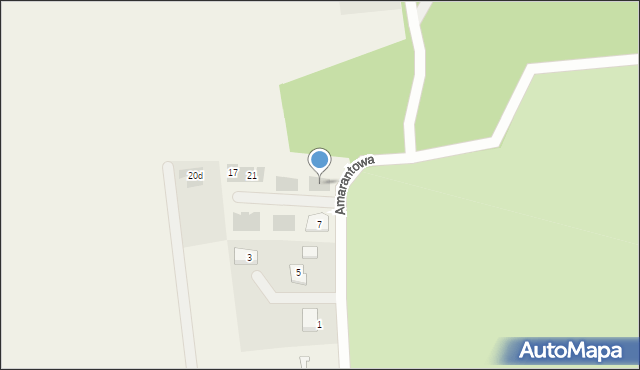 Rumin, Amarantowa, 27, mapa Rumin