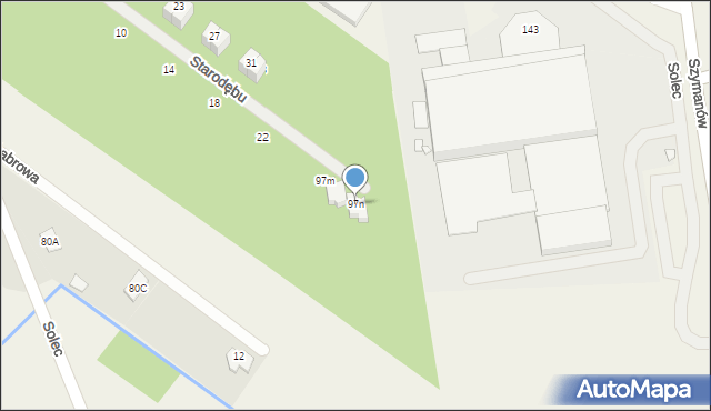 Solec, Ambrozji, 10a, mapa Solec