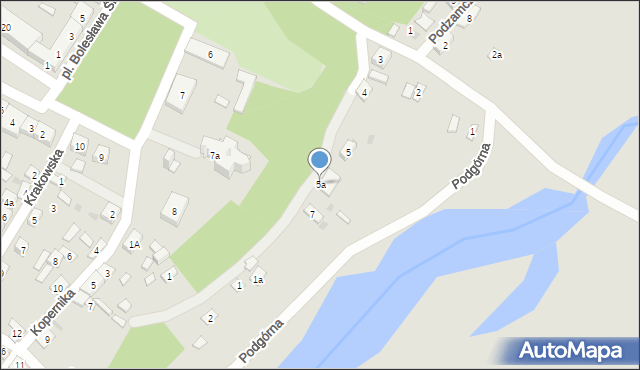 Solec nad Wisłą, Amernia, 5a, mapa Solec nad Wisłą