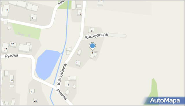 Węgrów, Amarantusowa, 6, mapa Węgrów