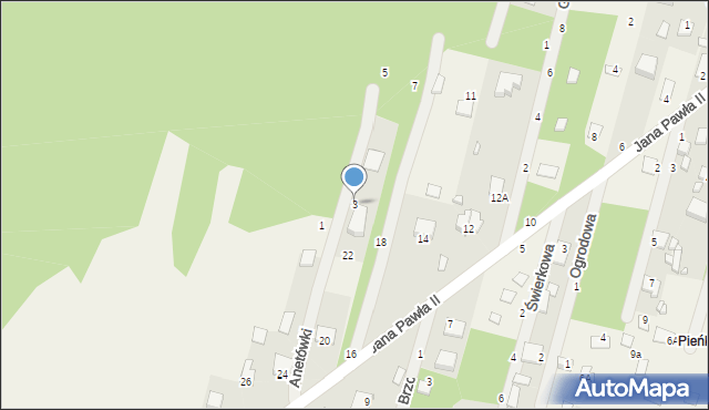 Adampol, Anetówki, 3, mapa Adampol