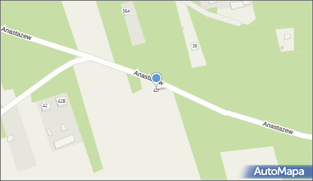 Anastazew, Anastazew, 42f, mapa Anastazew