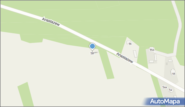 Anastazew, Anastazew, 54f, mapa Anastazew