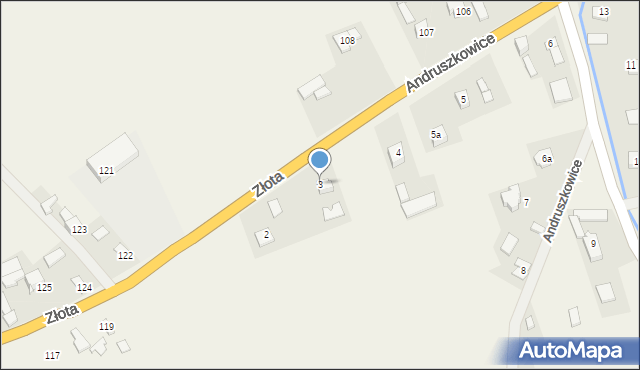 Andruszkowice, Andruszkowice, 3, mapa Andruszkowice