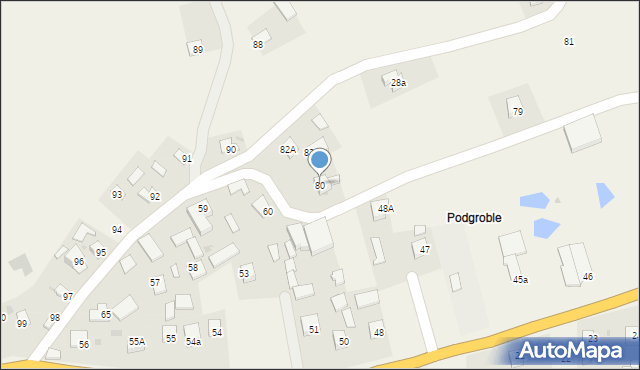 Andruszkowice, Andruszkowice, 80, mapa Andruszkowice