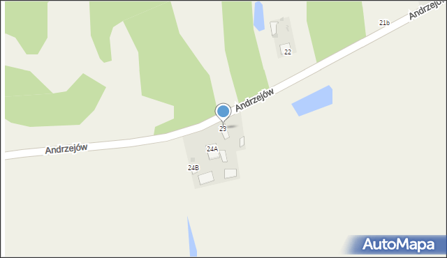 Andrzejów, Andrzejów, 23, mapa Andrzejów