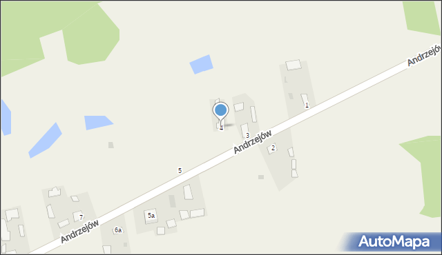 Andrzejów, Andrzejów, 4, mapa Andrzejów