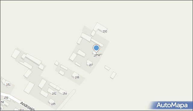 Andrzejów, Andrzejów, 197A, mapa Andrzejów