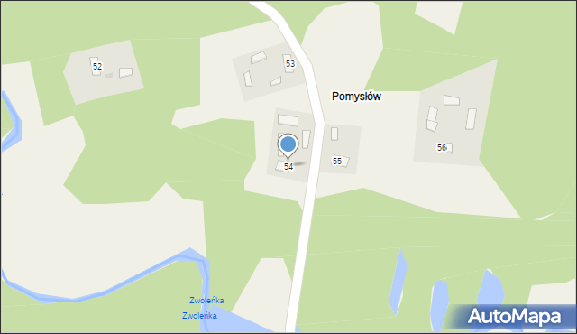 Andrzejów, Andrzejów, 54, mapa Andrzejów