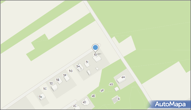 Andrzejów, Andrzejów, 5J, mapa Andrzejów