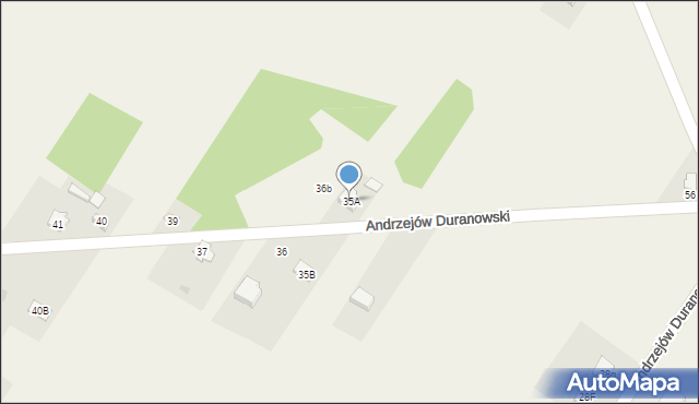 Andrzejów Duranowski, Andrzejów Duranowski, 35A, mapa Andrzejów Duranowski