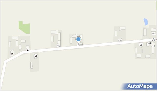 Andrzejówka, Andrzejówka, 14, mapa Andrzejówka