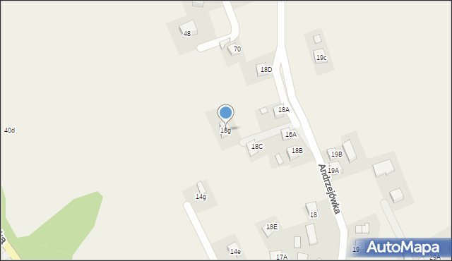 Andrzejówka, Andrzejówka, 18g, mapa Andrzejówka
