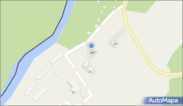 Andrzejówka, Andrzejówka, 45B, mapa Andrzejówka