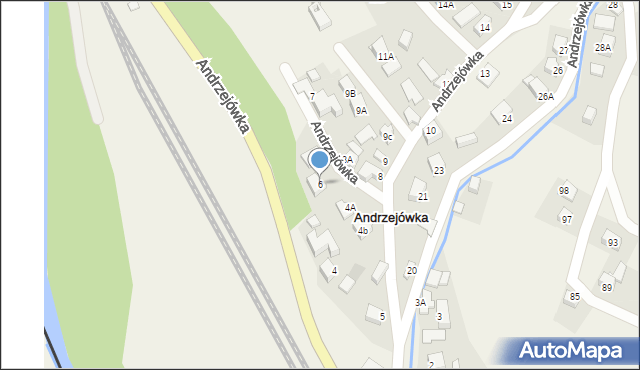 Andrzejówka, Andrzejówka, 6, mapa Andrzejówka