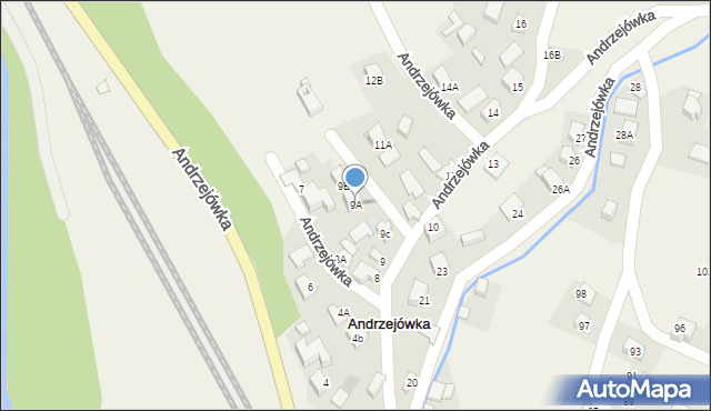 Andrzejówka, Andrzejówka, 9A, mapa Andrzejówka
