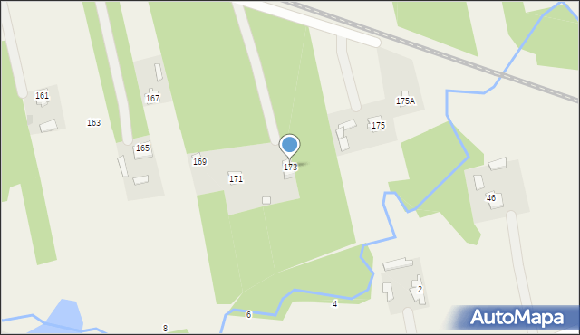 Andzin, Andzin, 173, mapa Andzin