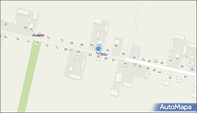 Anielin, Anielin, 61, mapa Anielin