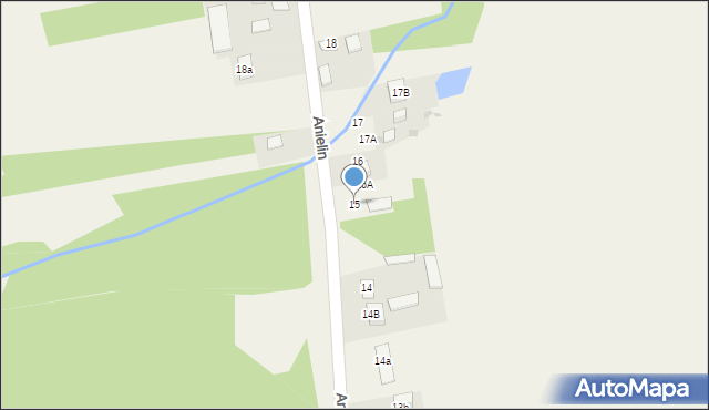 Anielin, Anielin, 15, mapa Anielin