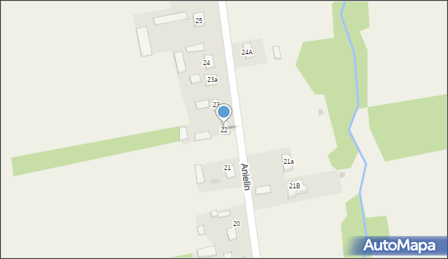 Anielin, Anielin, 22, mapa Anielin