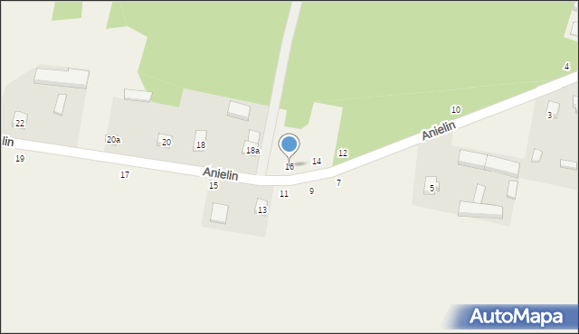 Anielin, Anielin, 16, mapa Anielin