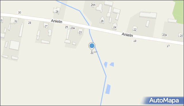 Anielin, Anielin, 21, mapa Anielin
