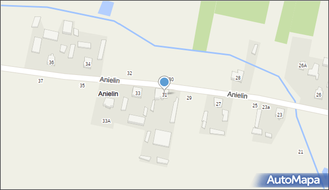 Anielin, Anielin, 31, mapa Anielin