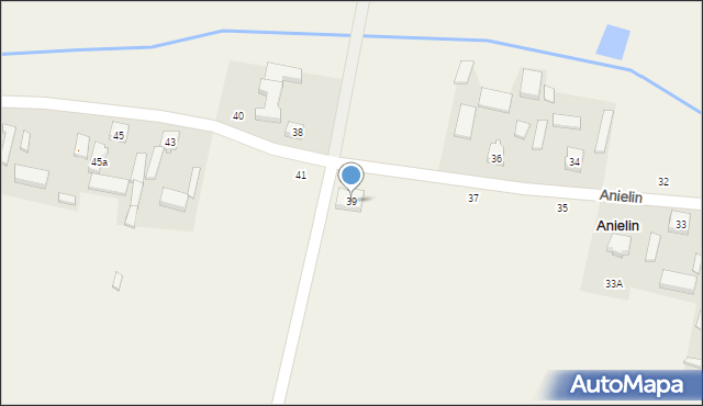 Anielin, Anielin, 39, mapa Anielin