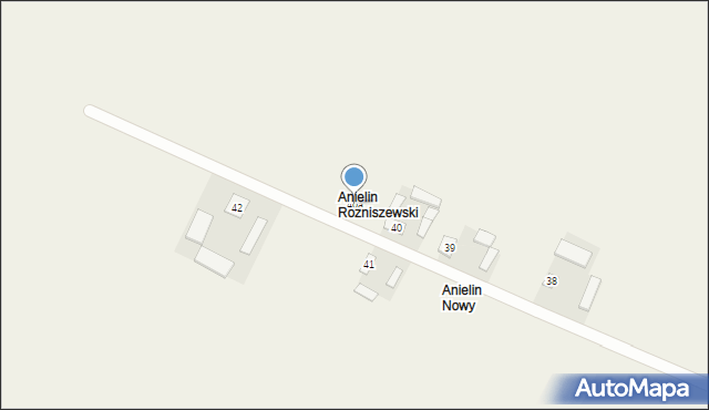 Anielin, Anielin, 40a, mapa Anielin