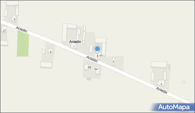 Anielin, Anielin, 6, mapa Anielin