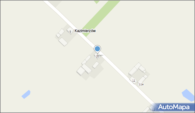 Anielin, Anielin, 10, mapa Anielin