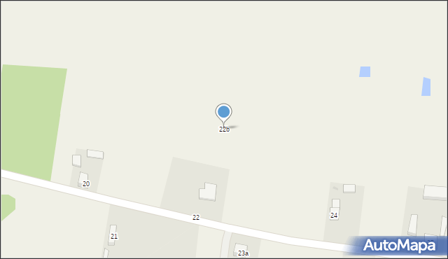Anielin, Anielin, 22b, mapa Anielin