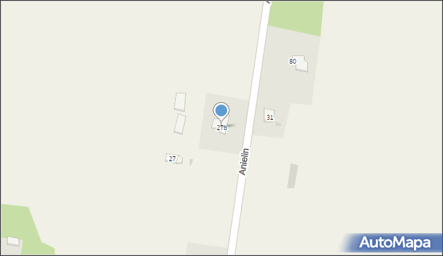 Anielin, Anielin, 27b, mapa Anielin