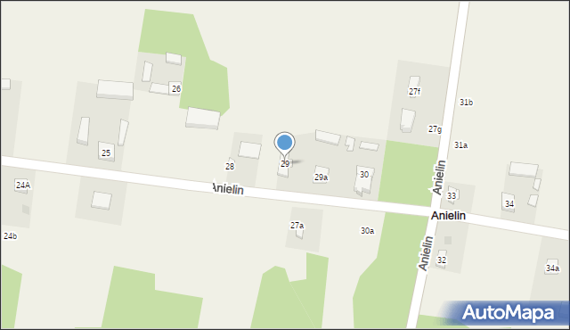 Anielin, Anielin, 29, mapa Anielin