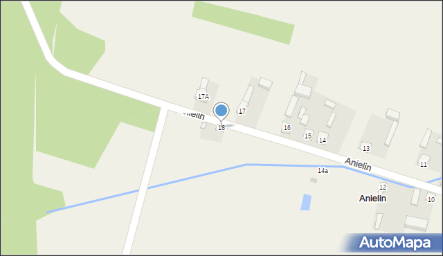 Anielin, Anielin, 18, mapa Anielin