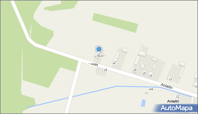 Anielin, Anielin, 20, mapa Anielin