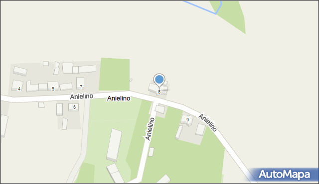 Anielino, Anielino, 8, mapa Anielino