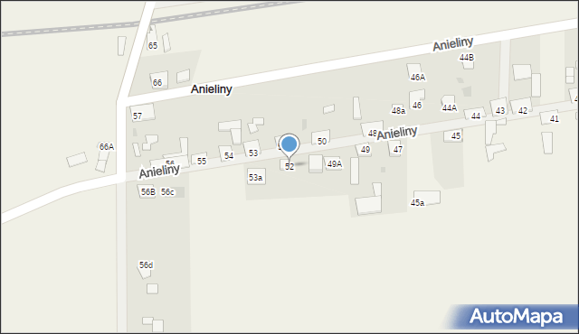 Anieliny, Anieliny, 52, mapa Anieliny