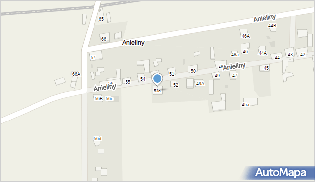 Anieliny, Anieliny, 53a, mapa Anieliny