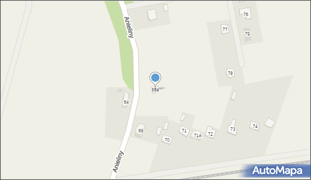 Anieliny, Anieliny, 69a, mapa Anieliny