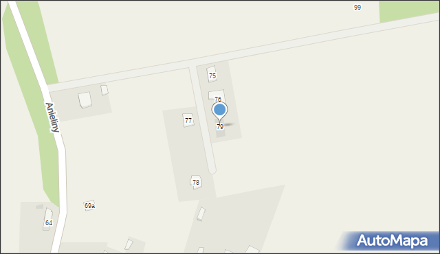 Anieliny, Anieliny, 79, mapa Anieliny