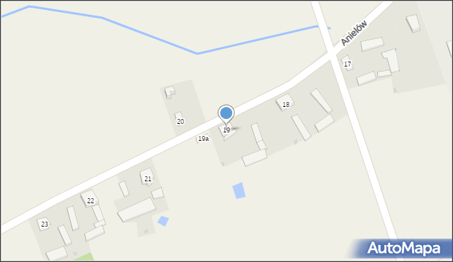 Anielów, Anielów, 19, mapa Anielów