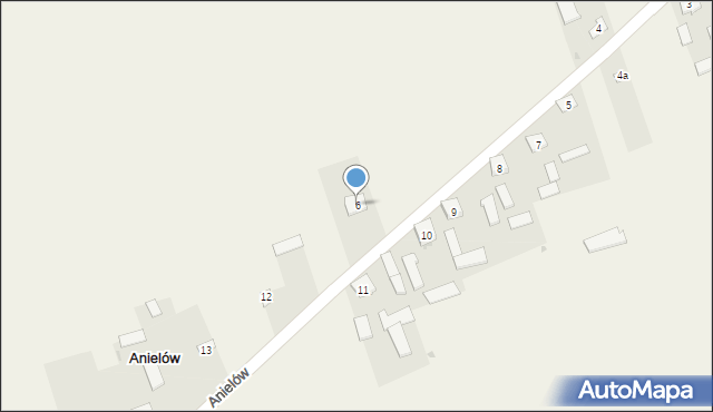 Anielów, Anielów, 6, mapa Anielów
