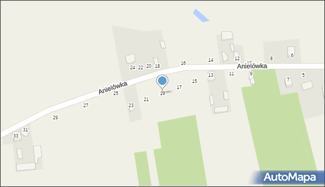 Anielówka, Anielówka, 19, mapa Anielówka