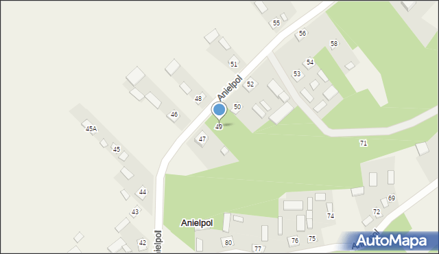 Anielpol, Anielpol, 49, mapa Anielpol