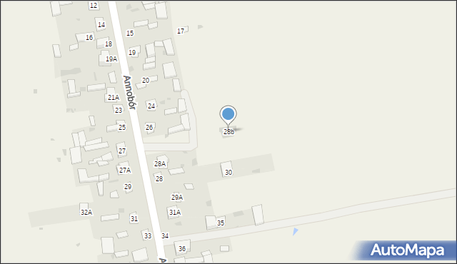 Annobór, Annobór, 28b, mapa Annobór