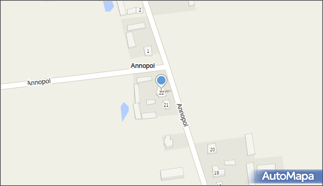 Annopol, Annopol, 22, mapa Annopol